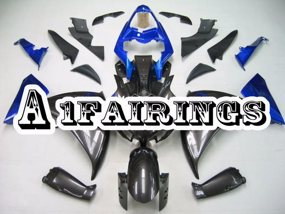 Серый синий Полный обтекатели для Yamaha R1 YZF1000 2009 2010 2011 АБС пластик кузовные