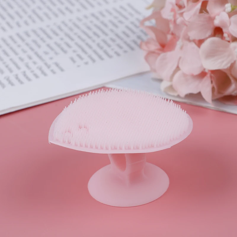 Силиконовая Очищающая щетка для лица отшелушивающая очищения от угрей Мягкая