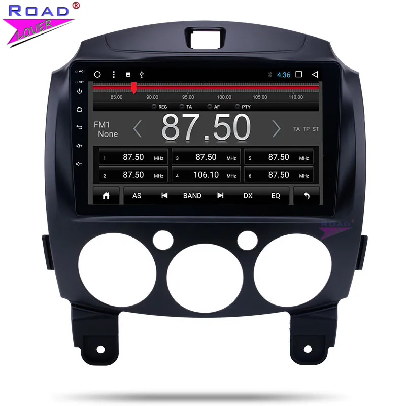 Автомобильный радиоприемник Android 8 1 DVD-плеер для Mazda 2 2010 2011 2012 стерео GPS-навигация