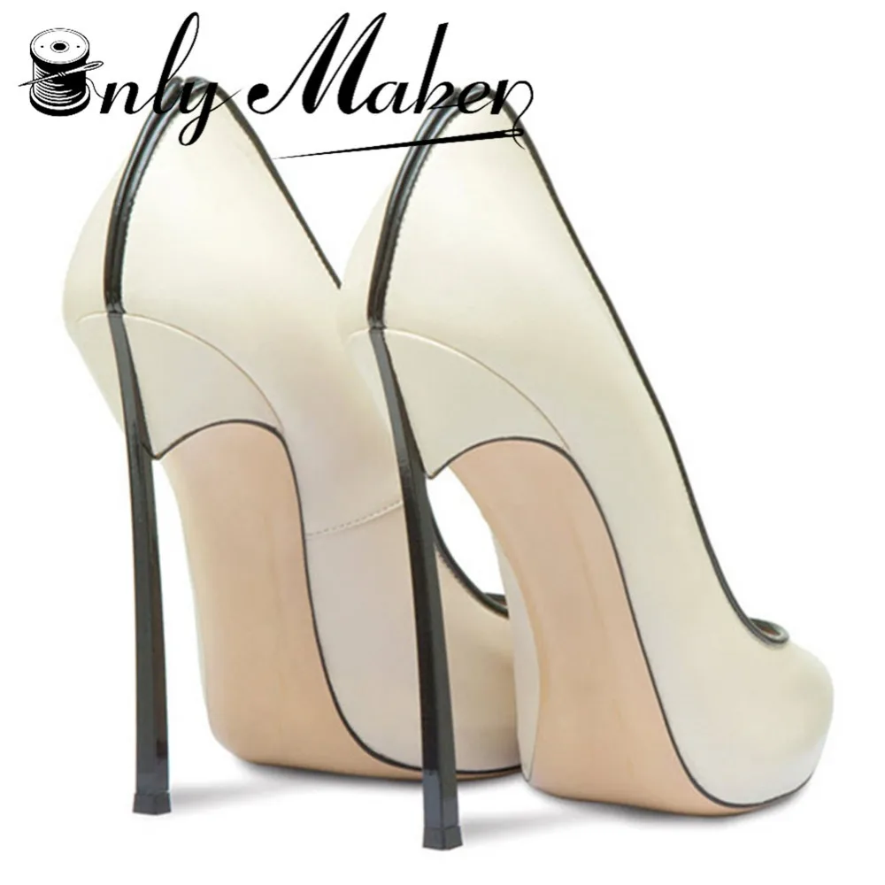 Onlymaker/обувь женские свадебные туфли на высоком каблуке с бантом пикантная