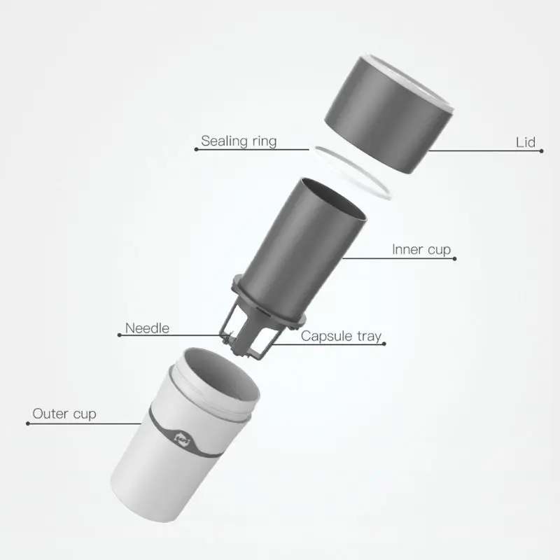 VFGTERTE ручная портативная кружка для капельного кофе совместимая с K-Cup