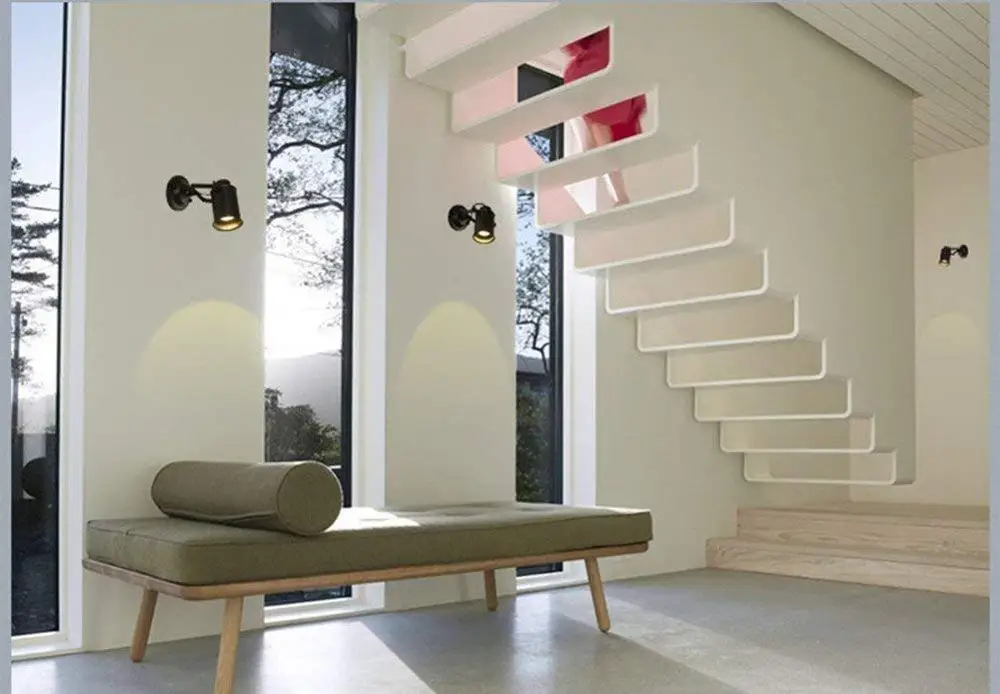 OYGROUP винтажный промышленный Лофт Регулируемый Настенный Светильник