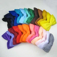 free shipping24pcslot newest felt tie bow hair bow tie bow can mixed color