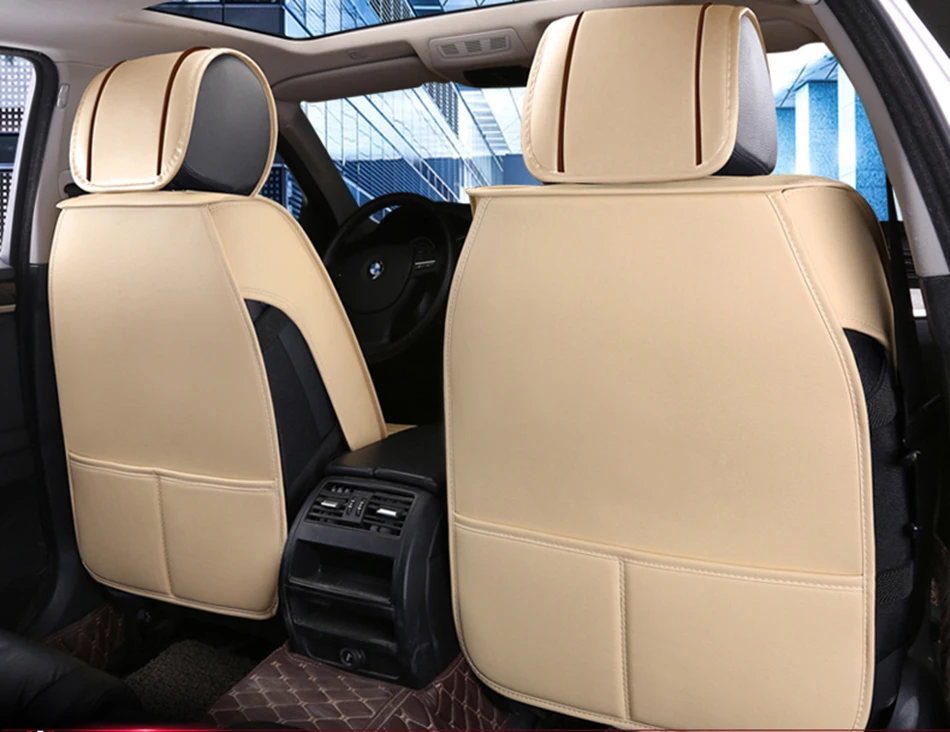 Lcrtds универсальный кожаный чехол автокресла для Toyota camry 40 50 2007 2008 2009 2012 fortuner highlander Hilux