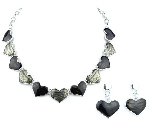 Комплект из колье и серёг сплава|fashion jewelry set|jewelry setsjewelry sets fashion |