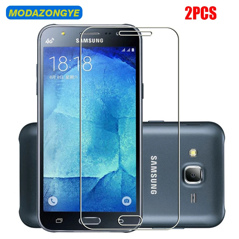 Закаленное стекло для Samsung Galaxy J7 2015 2 шт. Защитное экрана J700 J700H SM-J700H J700F J 7 5 дюйма |