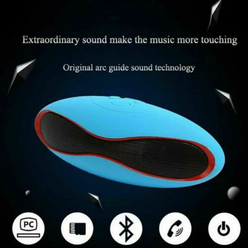 Новый беспроводной Bluetooth динамик портативный водонепроницаемый бумбокс Hi Fi