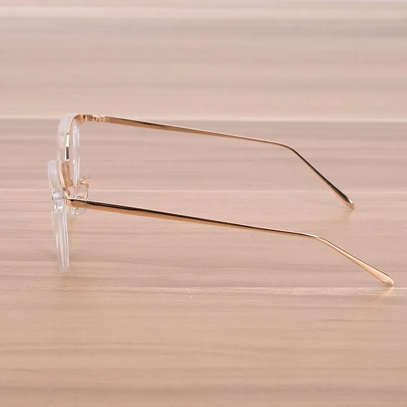 Модные прозрачные очки NOSSA для женщин и мужчин оправа оптических очков по рецепту