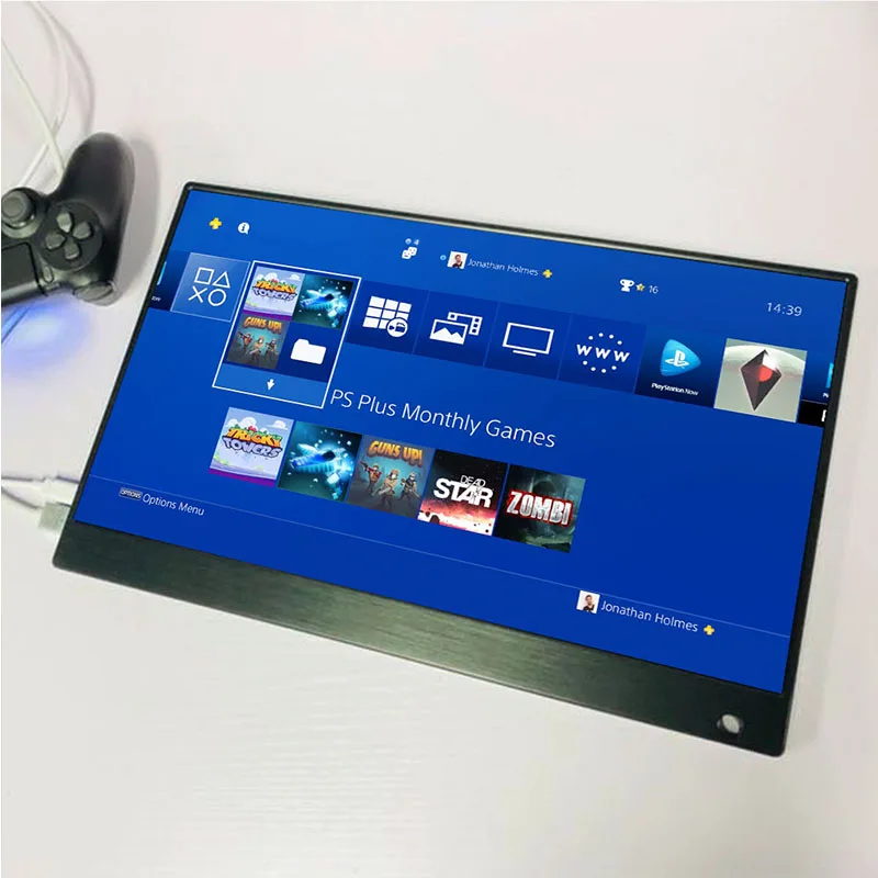 Новый 13 дюймов 2K USB 5v Портативный монитор для PS4 PRO XBOX PS3 8 мм супер тонкий Latop PC