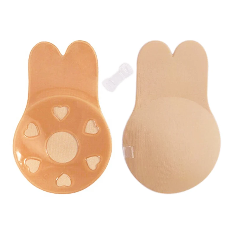 2019 бюстгальтер кролик подтяжка груди ап невидимый лента сексуальное платье без