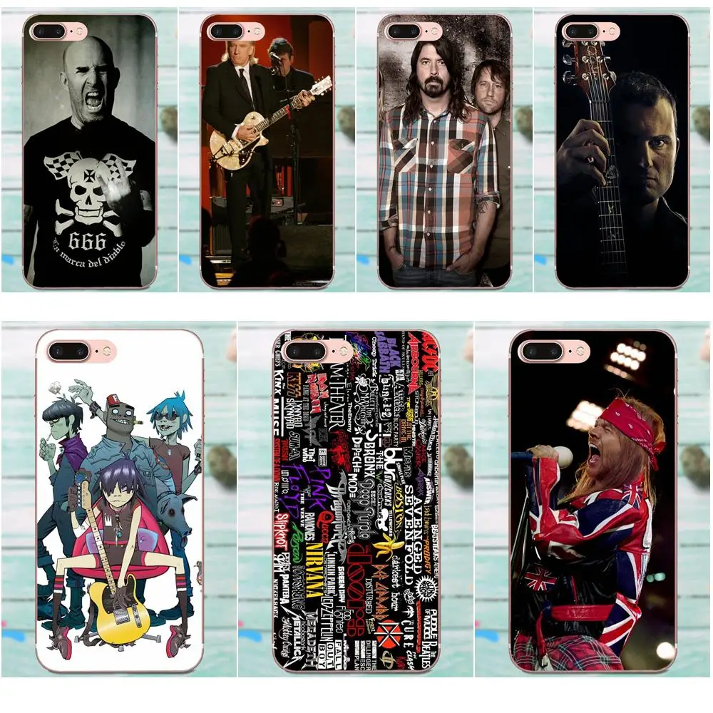 Для LG Nexus 5 5X G2 G3 mini spirit G4 G5 G6 K4 K7 K8 K10 2017 V10 V20 V30 Stylus Special Rock Bands коллекция