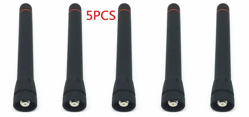 5 шт. черная 400 470 МГц антенна для ICOM F2 F21S F21BR F21GM F24 F24S F4 F4S walkie talkie|Рации| |