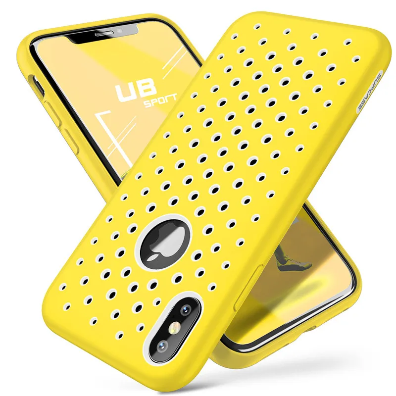 Чехол для iPhone X Xs 5 8 дюйма SUPCASE UB Спортивная Жидкая силиконовая резина Премиум