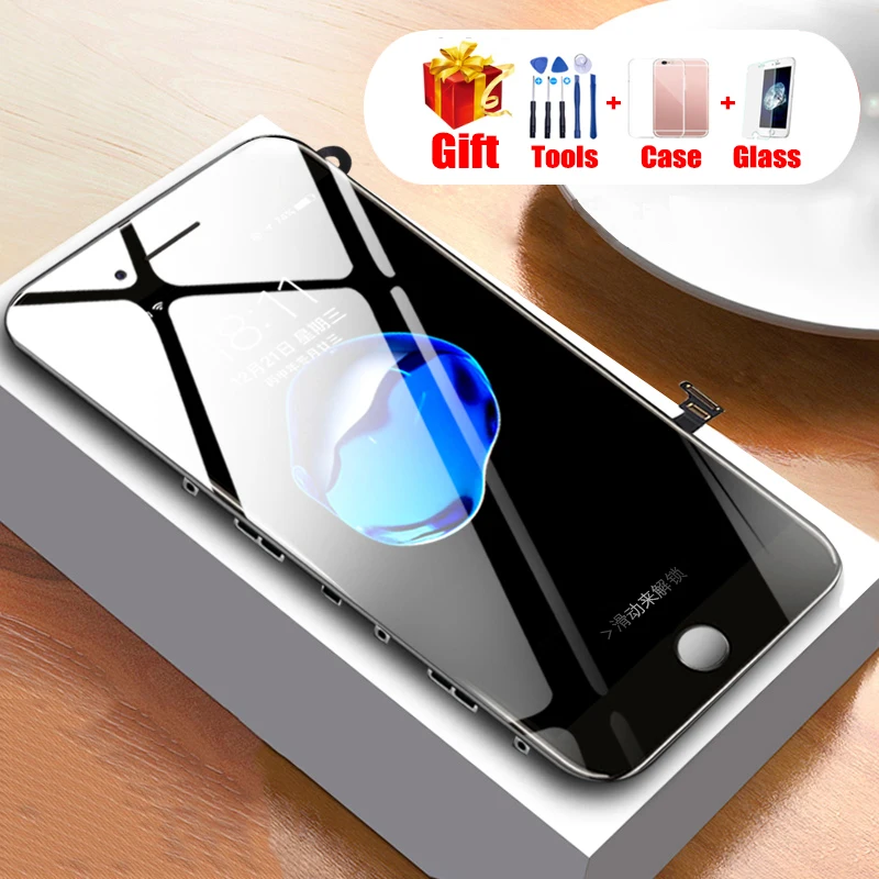 AAA+ ЖК-дисплей для iPhone 7 8 7 P 8 P 8 Plus сменный дисплей кодирующий преобразователь сенсорного экрана в сборе для iPhone8 Plus 7 Plus