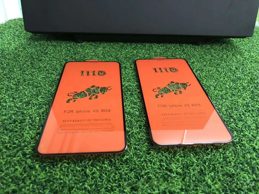 

1300PCS 111D Curved Edge Protector Glass For iPhone 12 5.4 6.1 6.7 11 pro MAX X XS MAX XR 6 7 8 Plus Tempered Screen Protector