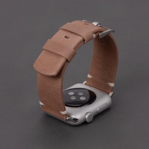 Beige-S EACHE очень длинный высококачественный ремешок из натуральной кожи для Apple Watch 42 мм для мужских кожаных ремешков для i Watch Series 1 2 3 4 - Цвет ремешка: Beige-S