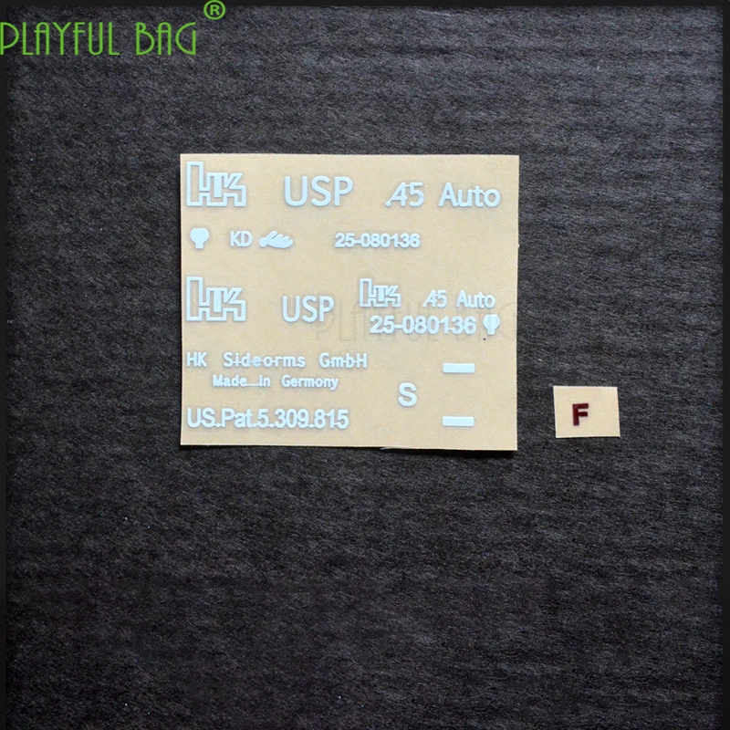 Уличная CS USP металлическая Водонепроницаемая самодельная наклейка Jinming SCAR для M4