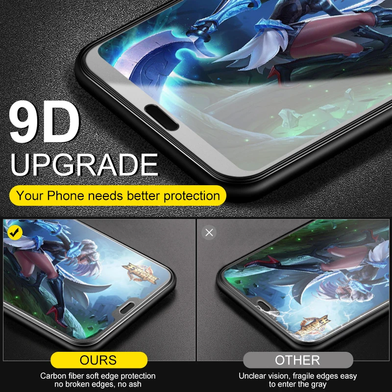 9D матовое Защитное стекло для Huawei Honor 9x глобальная премиум защита экрана y9s y9 prime