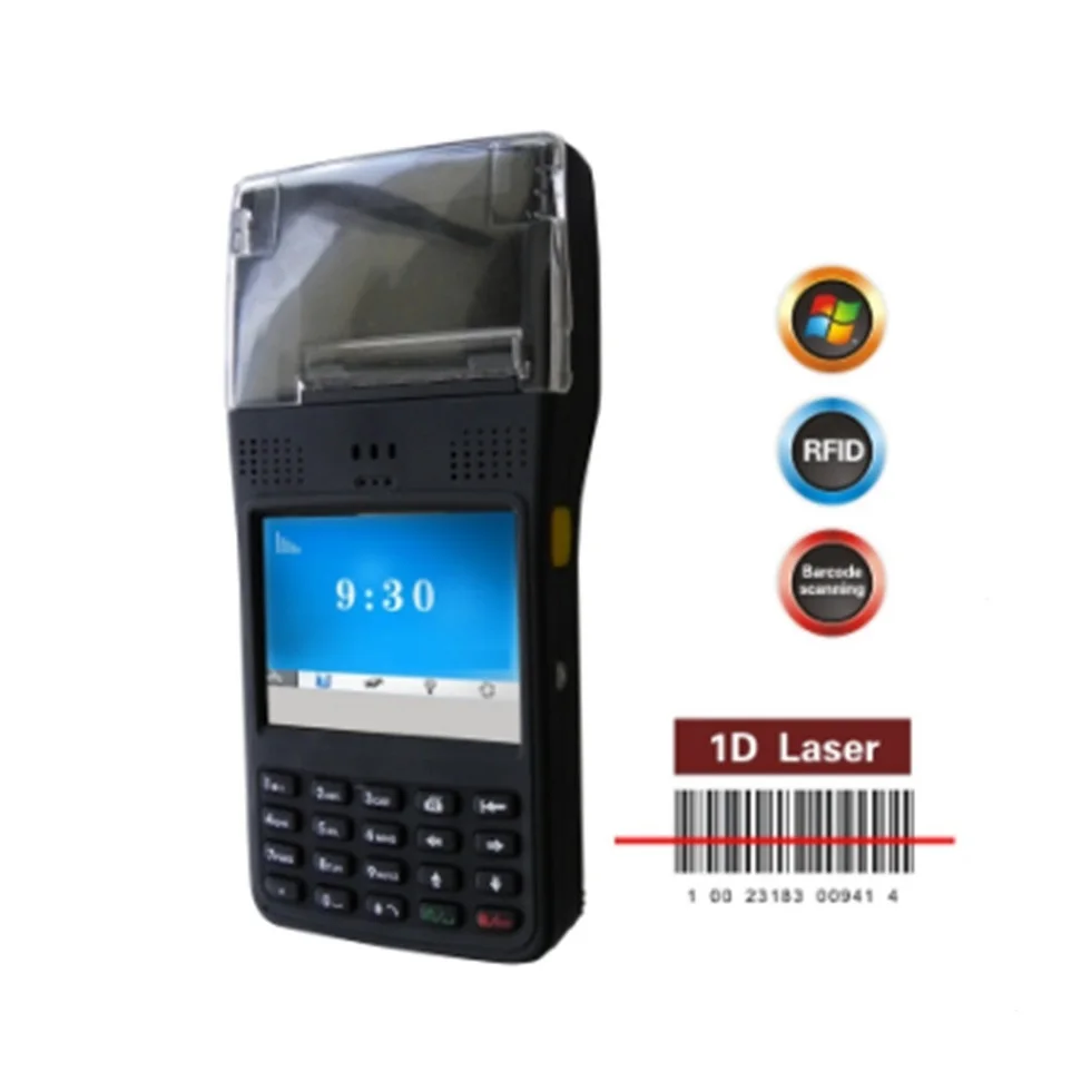 LS350T Industrial Handheld Windows PDA Thermal Printer with Printer Paper