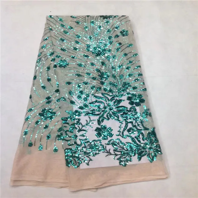 Новый французский в нигерийском стиле блестки чистая кружева африканский тюль