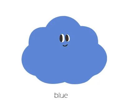 blue Kawaii Милая наклейка для глаз, маркеры, закладки, блокнот, список повесток дня, клейкая бумага для заметок, Канцтовары, офисные принадлежности Papeleria sl1751 - Цвет: blue