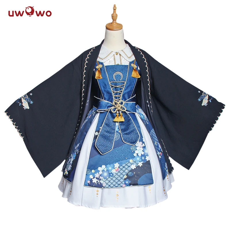 UWOWO Mikazuki Munechika Косплей Touken костюм Ranbu JSK джемпер юбка платье Doujin|mikazuki munechika|touken