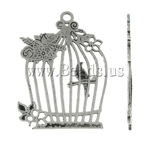 Free shipping!!!Zinc Alloy Tool Pendants 2013 new fashion Cage antique silver color plated nickel lead &amp cadmium free | Украшения и