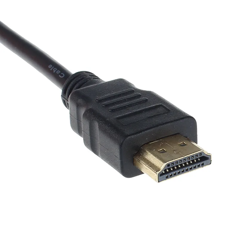Адаптер HDMI совместимый с VGA + аудиоразъем 3 5 мм full HD 1080P черный белый TV CRT монитор