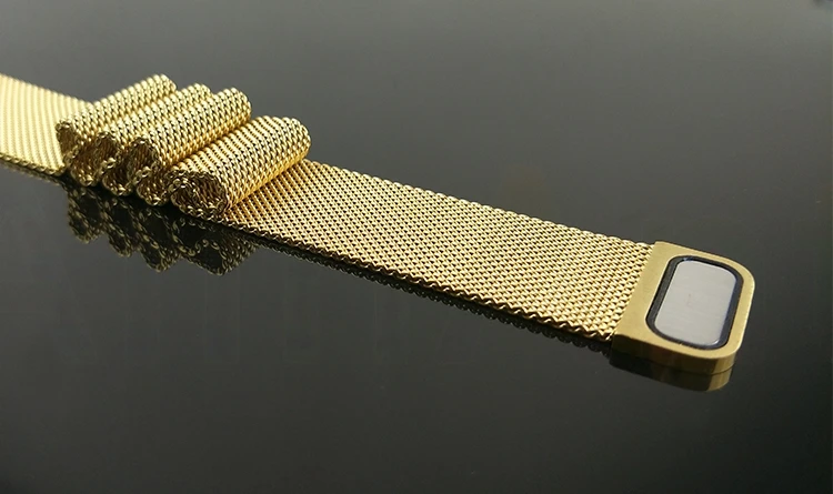 Для iwatch серии S1 S2 S3 S4 Миланский Браслет-петля из нержавеющей стали для Apple Watch серии 1 2 3 4 браслет-ремешок