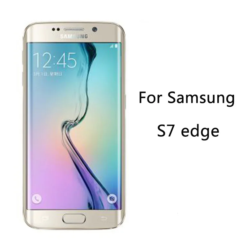 For Samsung S7 edge Nano УФ светильник жидкий полный клей стекло протектор экрана для samsung Galaxy S10 S9 S8 Plus E нано оптика изогнутое стекло Note 9 8 - Цвет: For Samsung S7 edge