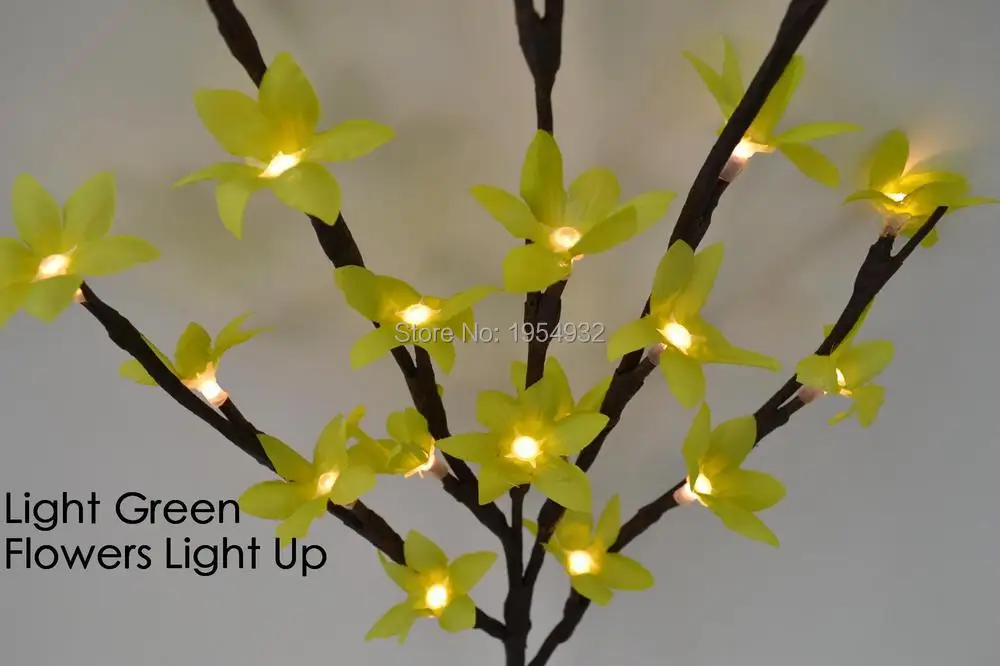 Светодиодный светильник на батарейках Forsytia Branch 2" 20 светодиодный светильник на батарейках Forsytia Branch свадебное украшение стола ветка светильник
