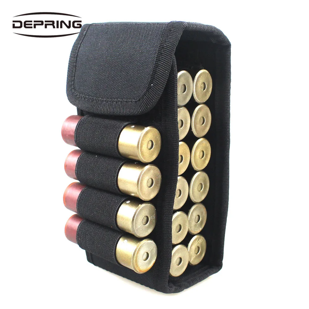 Molle 16 круглый 12GA 12 калибр патронов снарядов для перезарядки ружья журнал сумки складной Mag сумка