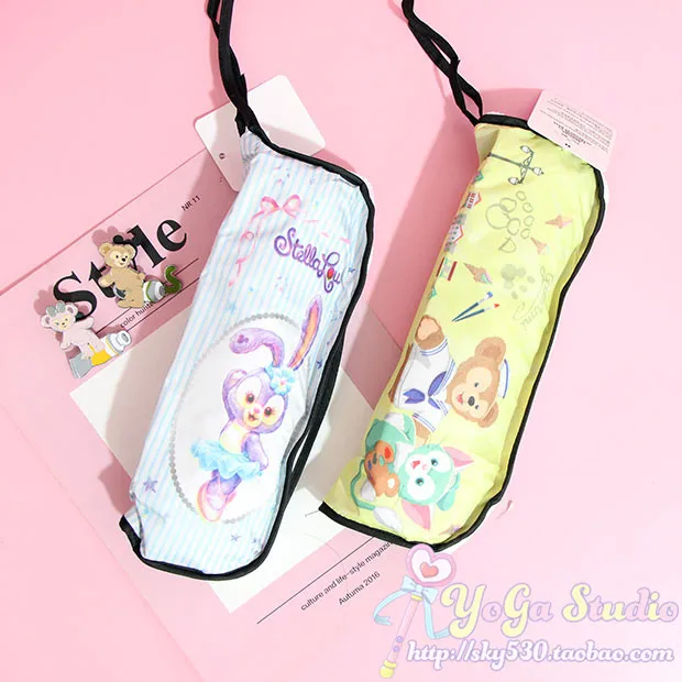 Японский мультфильм Симпатичные Даффи Медведь Друзья Stellalou Rabbit зонтик от солнца