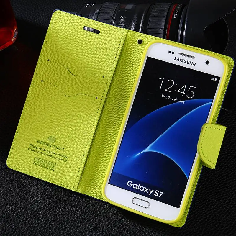 Goospery кожаный чехол-бумажник с откидной крышкой чехол для samsung Galaxy A10 A20 A30 A40 A50 A70 M10 M20 M30 S10 S9 S8 плюс S7 край