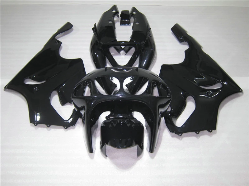 

ABS motorcycle Fairing kits for Kawasaki ZX 7R 1996 1997-2002 2003 NINJA zx7r 96-03 ABS all glossy black fairings kit FG25