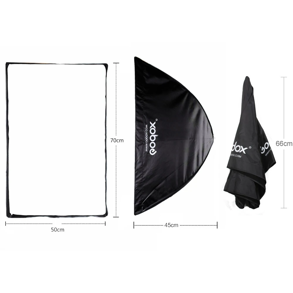 Зонт софтбокс Godox портативный 50*70 см 20*27 дюймов фотовспышка высокого качества для