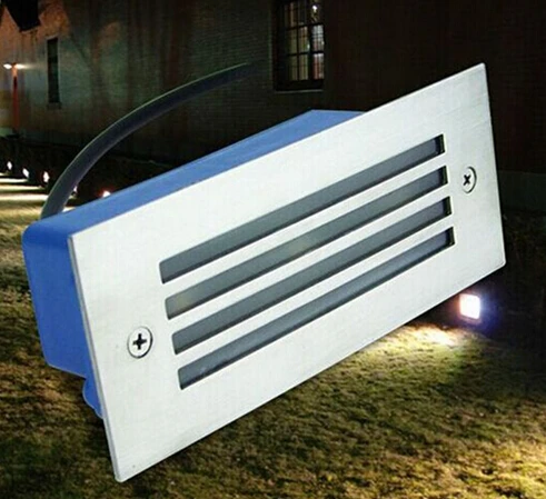 Светодиодная угловая настенная лампа 3 Вт светодиодная Встраиваемая ступенчатая