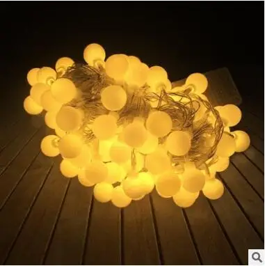 6 м светодиодные Рождественские огни шар свет мигает Рождество свадьба праздник