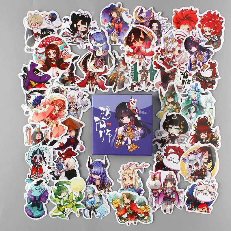 40 шт./компл. Onmyoji игровые персонажи наклейки из бумаги васи DIY Скрапбукинг этикетка-наклейка Дневник стикеры для альбомов
