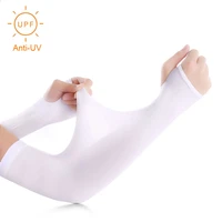 1 pair uv protection long arm sleeve running golf cycling soft cooling warmer gloves for adultchild ys buy