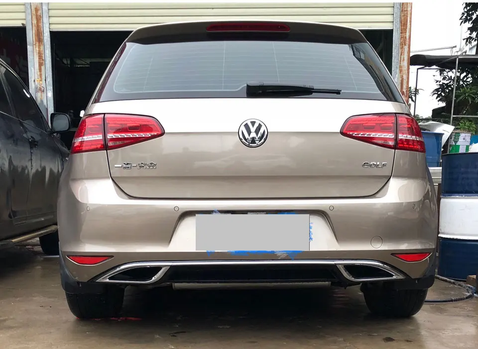 Golf 7 задний бампер задний спойлер протектор губ для Volkswagen Golf 7 2013