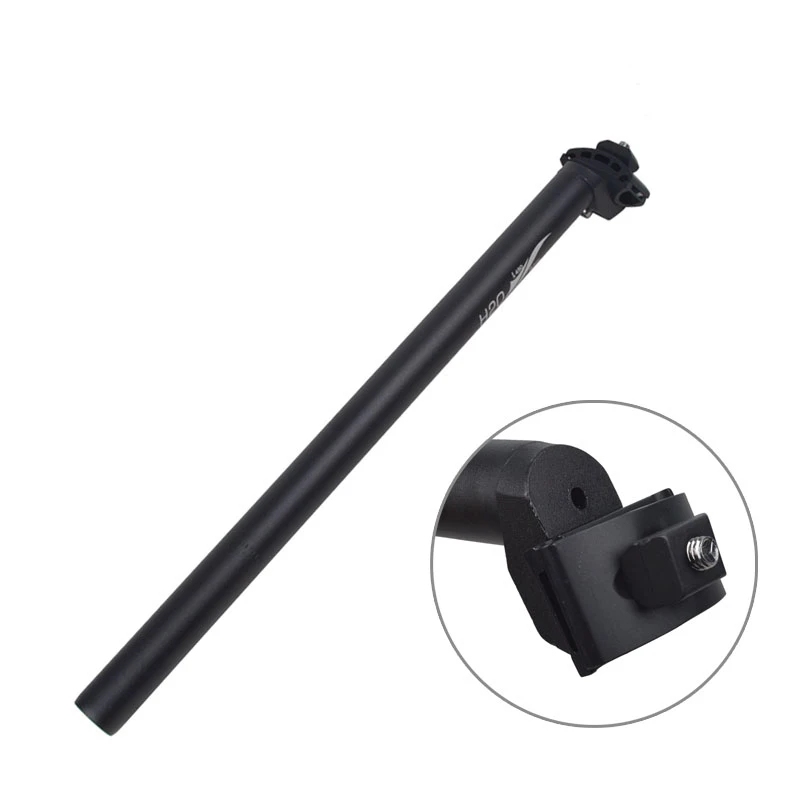 

New Aluminum Alloy Bicycle Saddle MTB Road Mountain Bike Black Seat Tube Post Bicycles Parts 28.6x450mm