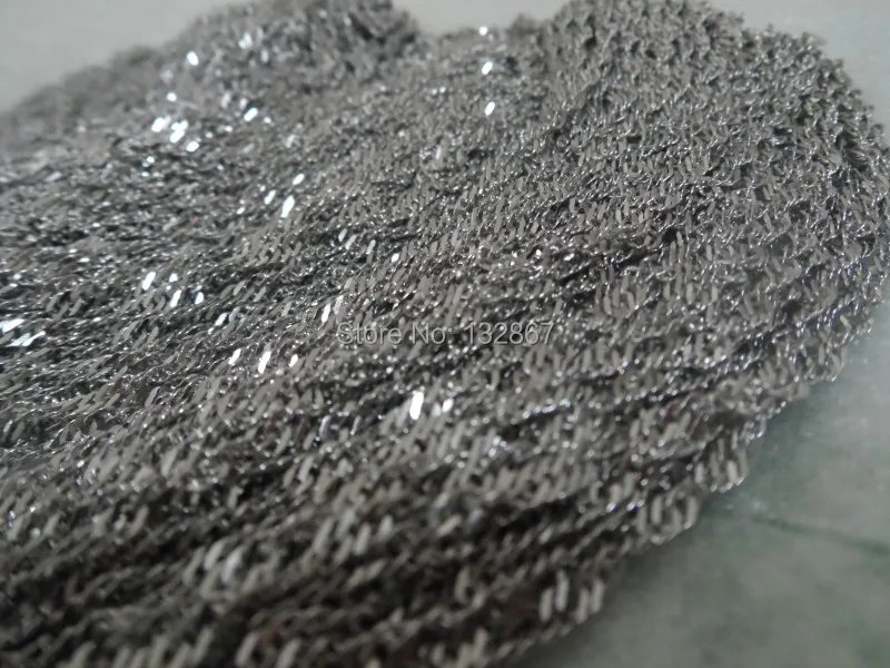 Ювелирная фурнитура 5 м оптом витая цепь из нержавеющей стали с водной волной