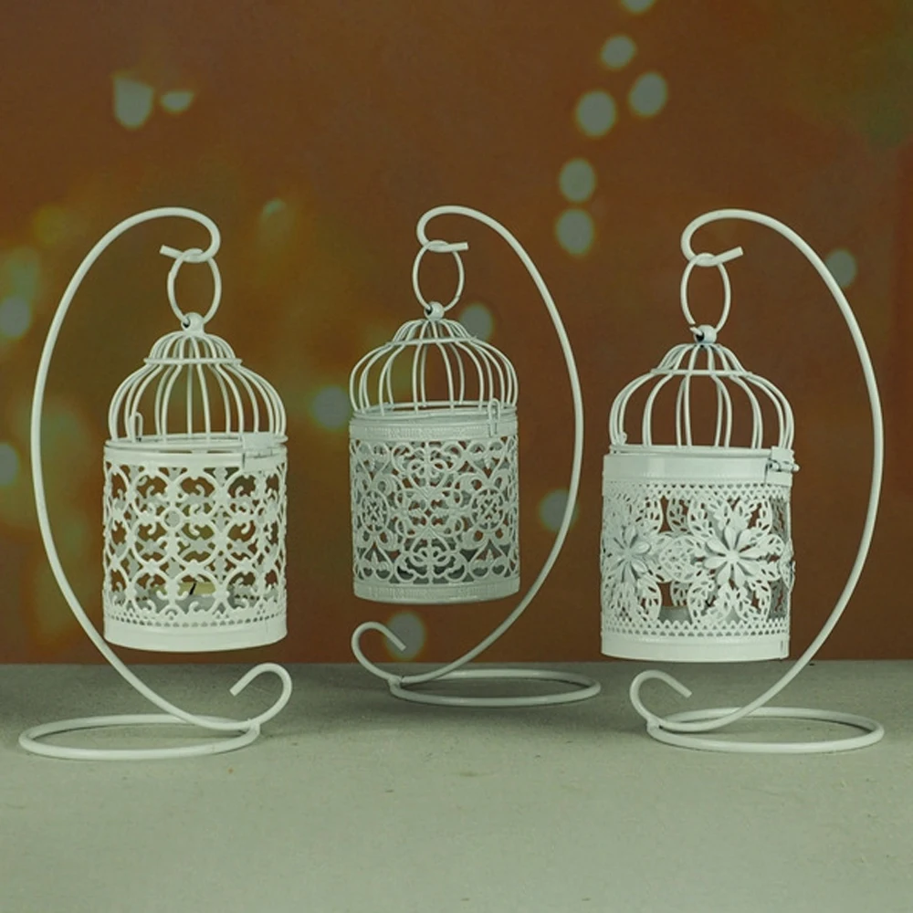 Скандинавские украшения для дома полый Держатель Подсвечники Tealight подвесной