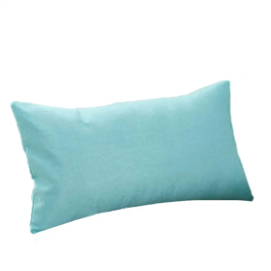Light Blue Однотонный чехол для подушки, Простой декоративный чехол для подушки, товары для украшения дома, диван, автомобильное кресло, чехол для подушки - Цвет: Light Blue