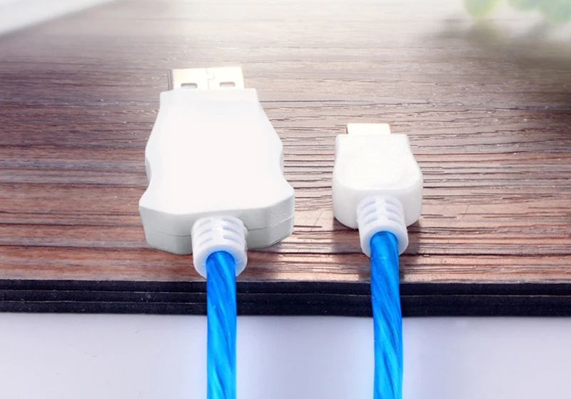 Cherie светодиодный Micro USB кабель для быстрой зарядки к USB C для samsung S10+ Xiaomi huawei Android светильник кабель для зарядки данных type C