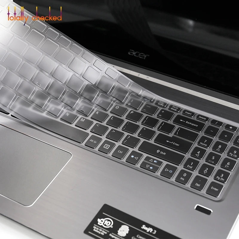 Чехол для клавиатуры ноутбука Swift3 15 50Y6 50Bx дюймов Acer Swift 3 Sf315 Full Hd из ТПУ прозрачный