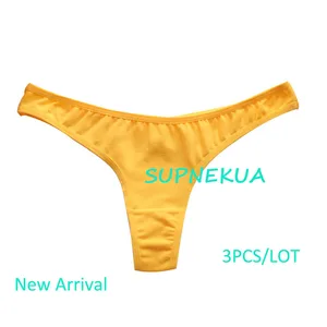 Трусы-стринги для девочек, хлопок, цвет в ассортименте, M L XL XXL, 1 шт