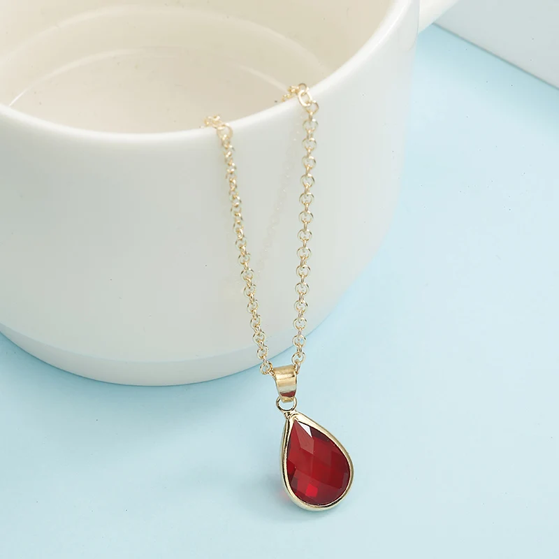 Ожерелье с подвеской из натурального камня камнем-кристаллом Druzy Quartz DIY