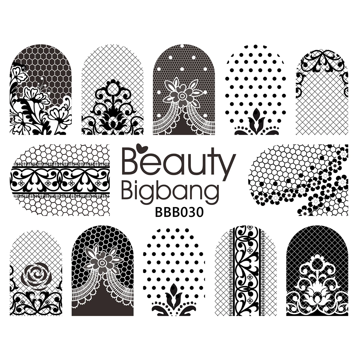 BeautyBigBang 1 лист Радужные облака изображения наклейки для ногтей милые животные дизайн маникюр Дизайн ногтей украшения Водные Наклейки BBB008 - Цвет: 30